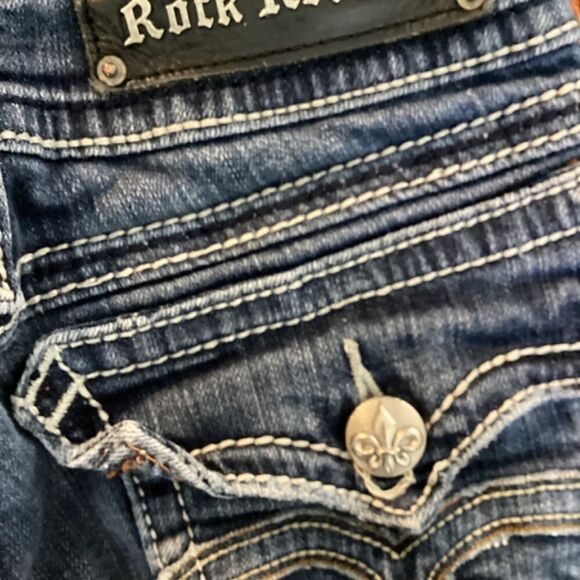 Rock Revival Debbie Bootcut Jeans Blue Size 28 - Picture 11 of 12